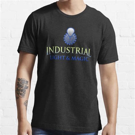 Shirt with industrial light and magic branding